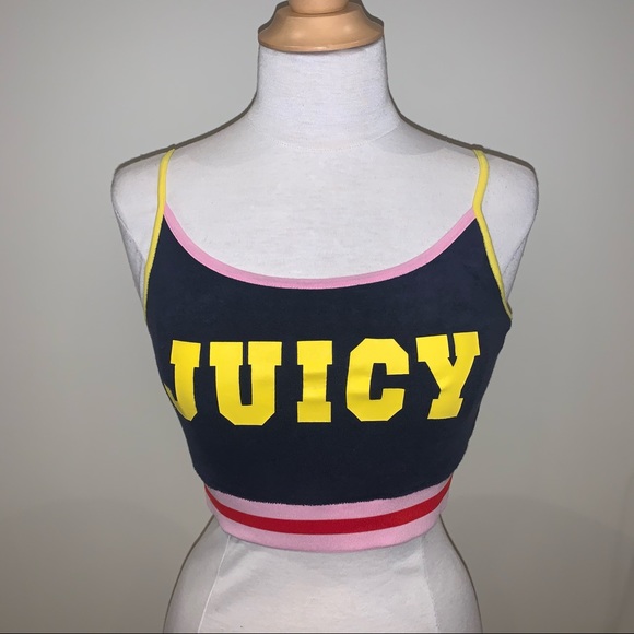 JUICY COUTURE • Microterry Logo Crop Top 💖 - Picture 5 of 6